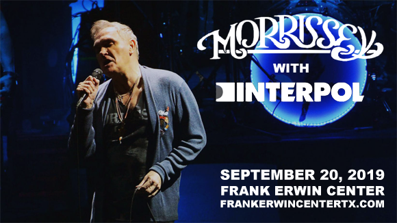 Morrissey & Interpol at Frank Erwin Center