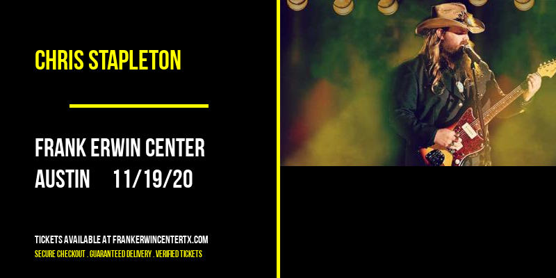 Chris Stapleton at Frank Erwin Center tickets Chris Stapleton at Frank Erwin Center