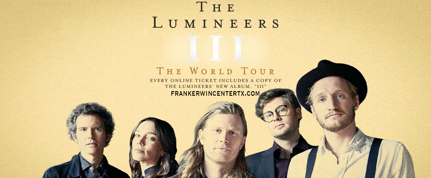 The Lumineers [CANCELLED] at Frank Erwin Center