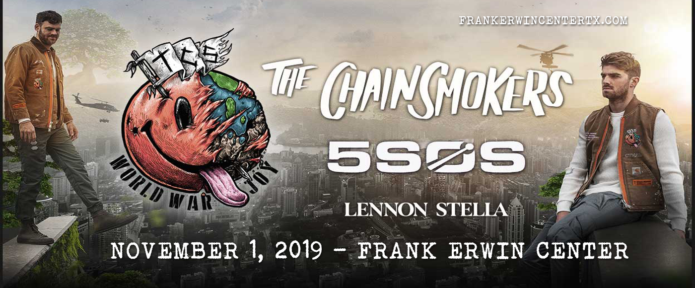 The Chainsmokers & 5 Seconds of Summer at Frank Erwin Center tickets The Chainsmokers & 5 Seconds of Summer at Frank Erwin Center
